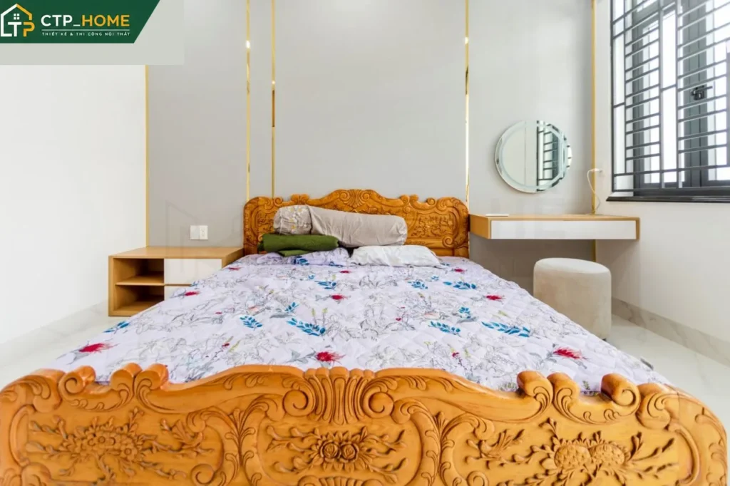 Hoàn thiện nội thất nhà phố Anh Hùng Bình Dương – Thi công 3PN 180m² hiện đại - Ảnh 4