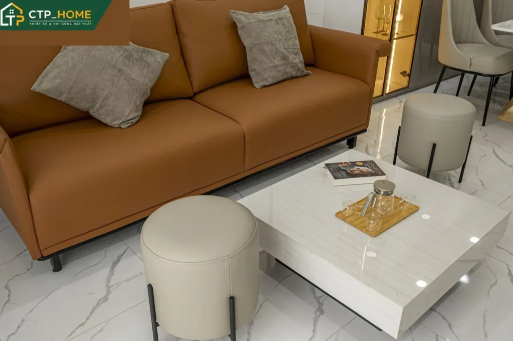 Hoàn thiện nội thất nhà phố 3 tầng phường Minh Phụng – Thiết kế hiện đại và sang trọng - Ảnh 1