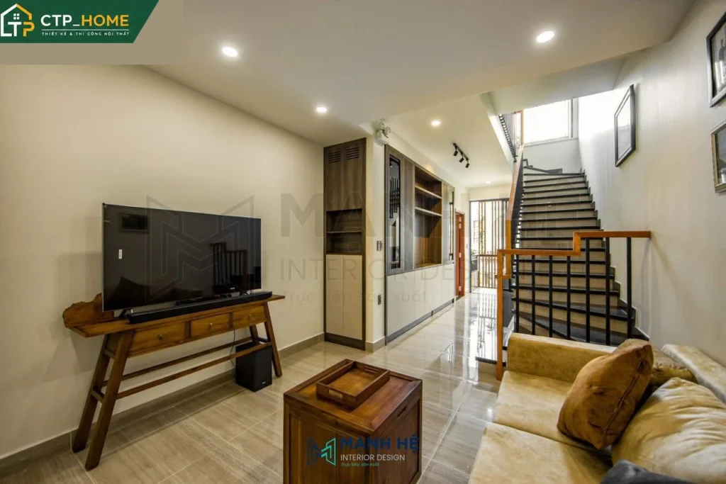 Hoàn thiện nội thất nhà phố quận 3 2 tầng – Thiết kế hiện đại, tiện nghi - Ảnh 3