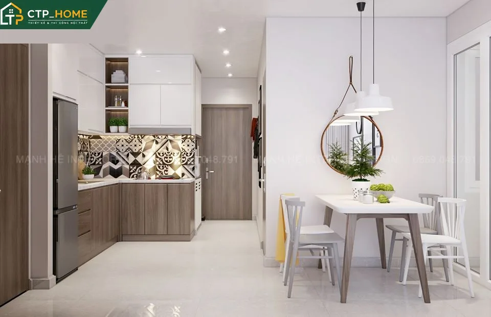 Thiết kế nội thất chung cư Lavita Garden 60m2 hiện đại cho anh Hoàng - Ảnh 4