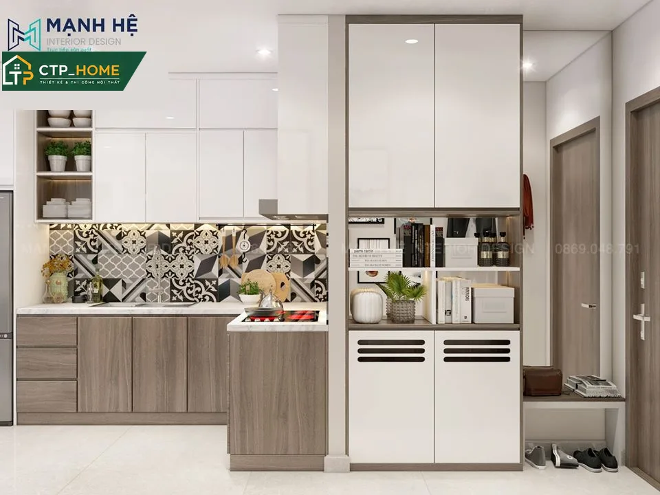Thiết kế nội thất chung cư Lavita Garden 60m2 hiện đại cho anh Hoàng - Ảnh 6