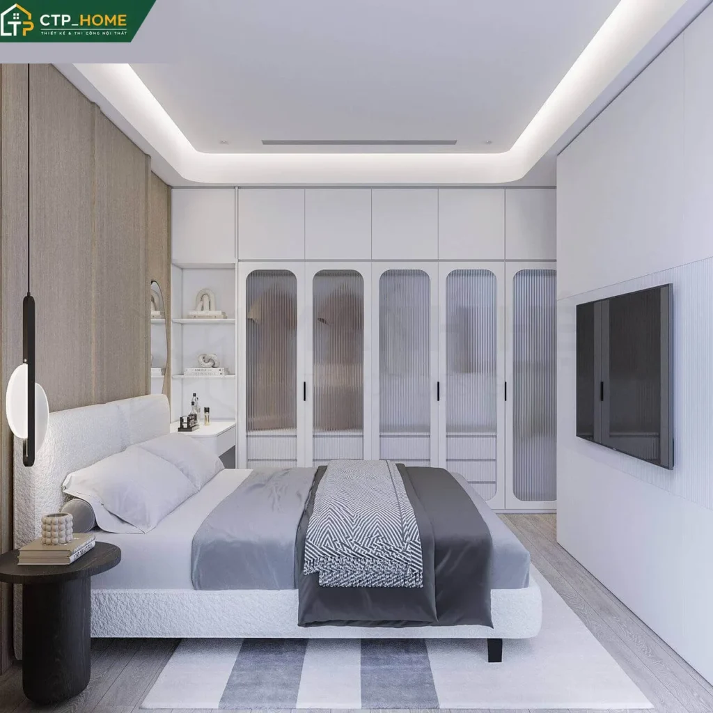 Thiết kế nội thất chung cư Lumiere Boulevard 73m2 hiện đại 2PN - Ảnh 5