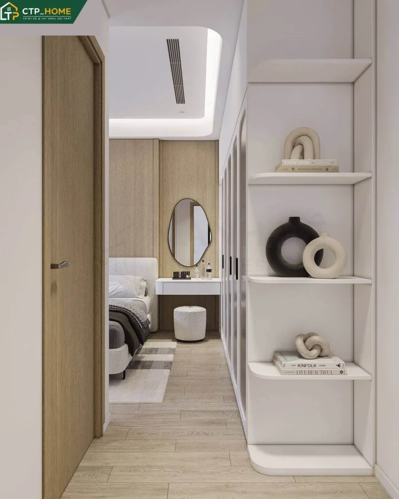 Thiết kế nội thất chung cư Lumiere Boulevard 73m2 hiện đại 2PN - Ảnh 6