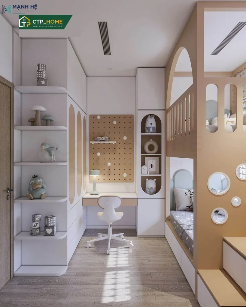 Thiết kế nội thất chung cư Lumiere Boulevard 73m2 hiện đại 2PN - Ảnh 8