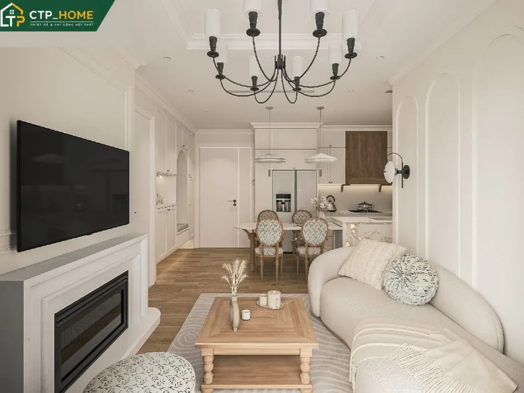 Thiết kế nội thất chung cư Lumiere Boulevard 73m2 2PN hiện đại tại Quận 9 - Ảnh 1