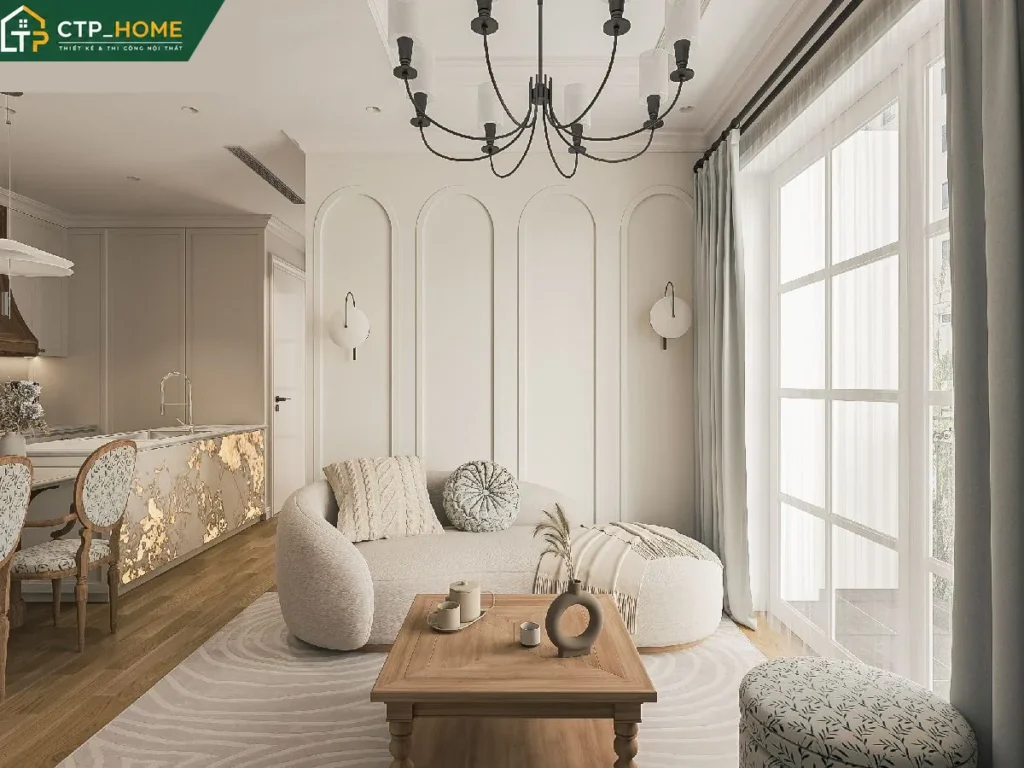 Thiết kế nội thất chung cư Lumiere Boulevard 73m2 2PN hiện đại tại Quận 9 - Ảnh 2