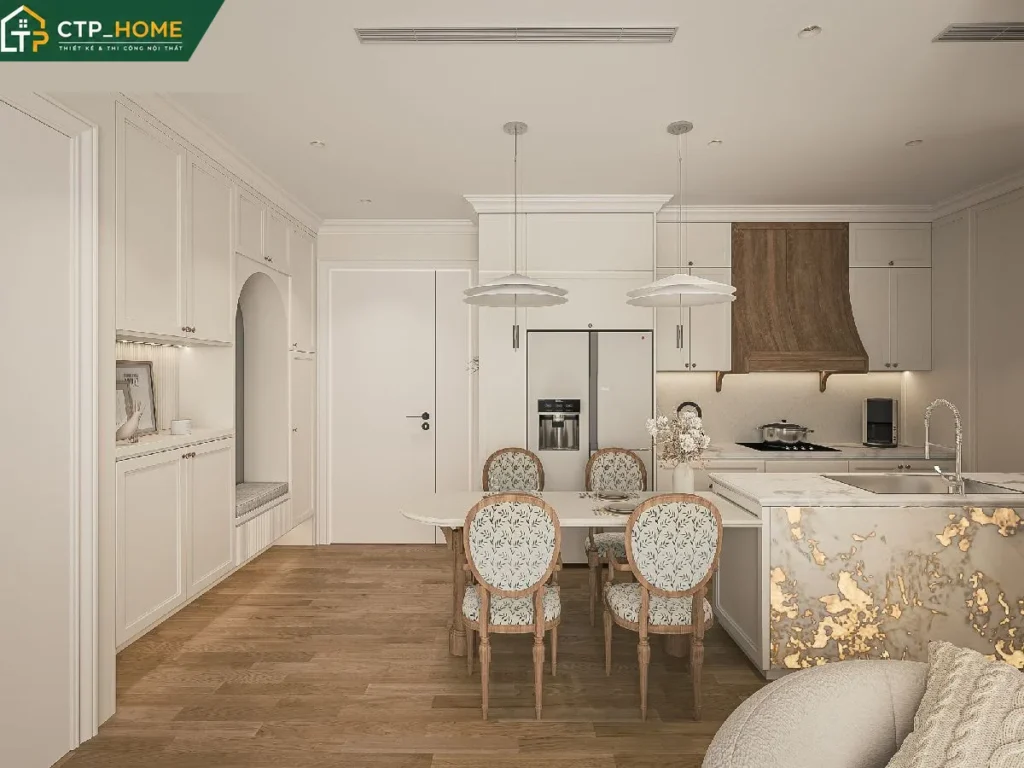 Thiết kế nội thất chung cư Lumiere Boulevard 73m2 2PN hiện đại tại Quận 9 - Ảnh 3