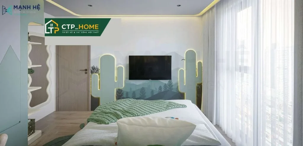 Thiết kế nội thất chung cư Lumiere Boulevard 98m2 3PN hiện đại - Ảnh 7