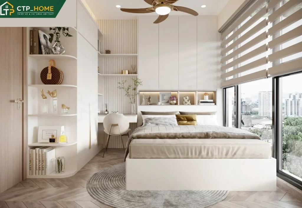 Thiết kế nội thất chung cư Masteri Centre Point 89m2 Type 2 hiện đại - Ảnh 5