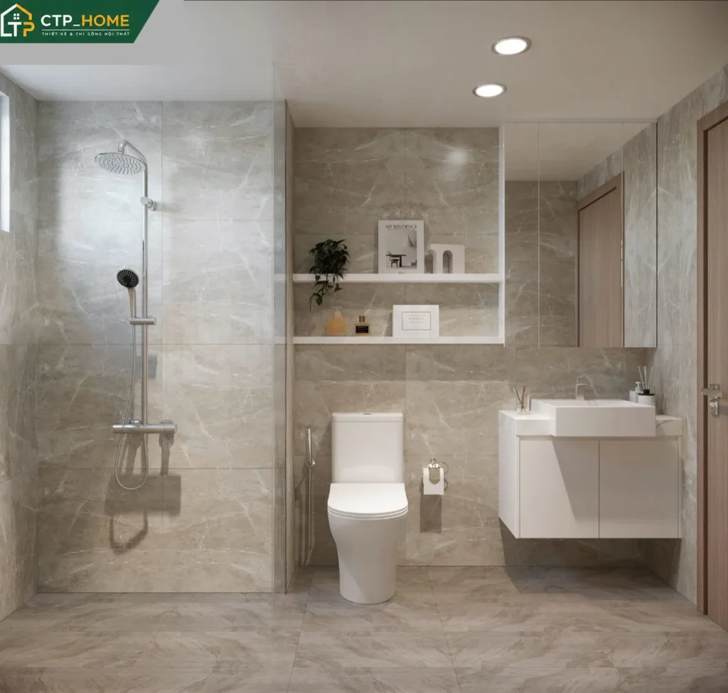 Thiết kế nội thất chung cư Masteri Centre Point 89m2 Type 2 hiện đại - Ảnh 6