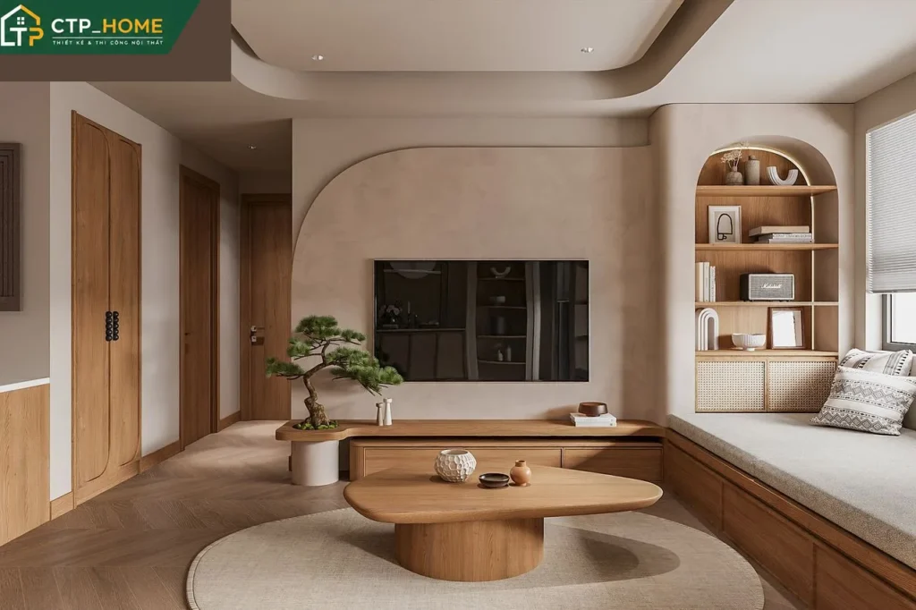 Thiết Kế Nội Thất Masteri Thảo Điền 74m2 2PN Hiện Đại – CTP_HOME - Ảnh 2