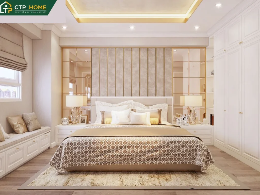 Thiết kế nội thất chung cư Melody Vũng Tàu 83m2 – 2 phòng ngủ hiện đại - Ảnh 4