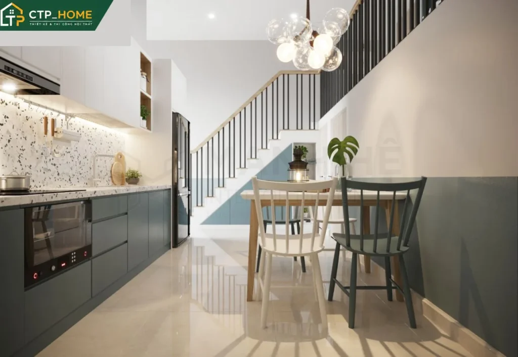 Thiết kế nội thất nhà phố cấp 4 Đà Lạt 150m2 hiện đại – Anh Vĩnh - Ảnh 9