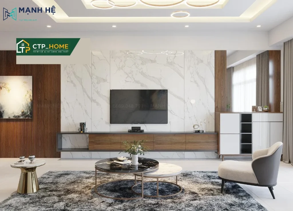 Thiết kế nội thất nhà phố 3PN tại Hóc Môn – CTP_HOME - Ảnh 2