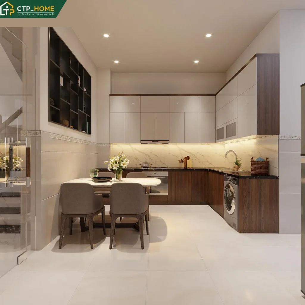Thiết kế nội thất nhà phố 3PN tại Hóc Môn – CTP_HOME - Ảnh 3