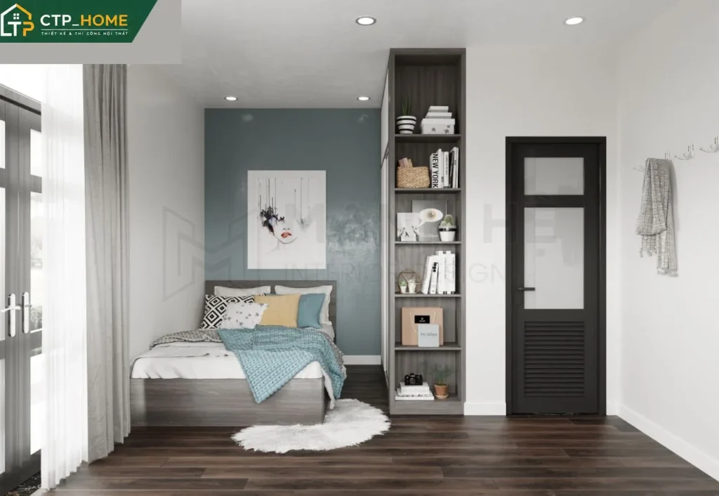 Thiết kế nội thất nhà phố anh Đức Long An 150m2 hiện đại 5 phòng ngủ - Ảnh 9