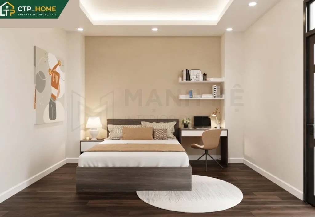 Thiết kế nội thất nhà phố anh Đức Long An 150m2 hiện đại 5 phòng ngủ - Ảnh 7