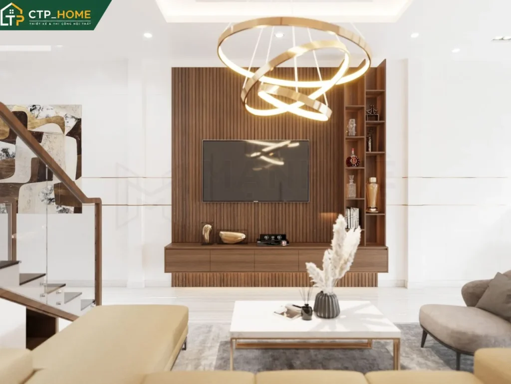 Thiết kế nội thất nhà phố Đồng Tháp 150m2 hiện đại – Anh Dũng - Ảnh 1