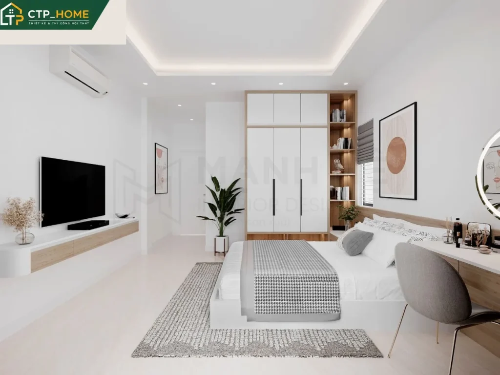 Thiết kế nội thất nhà phố Phú Nhuận 5 phòng ngủ hiện đại – CTP_HOME - Ảnh 4