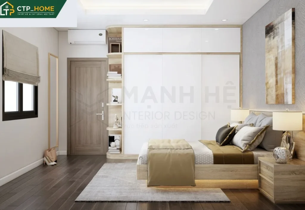 Thiết kế nội thất nhà phố hiện đại 3 phòng ngủ tại Thủ Đức – CTP_HOME - Ảnh 6