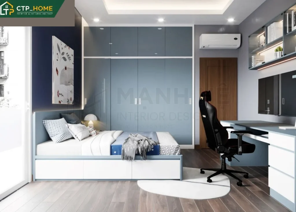 Thiết kế nội thất nhà phố Anh Khánh Gò Vấp 3 phòng ngủ hiện đại - Ảnh 5