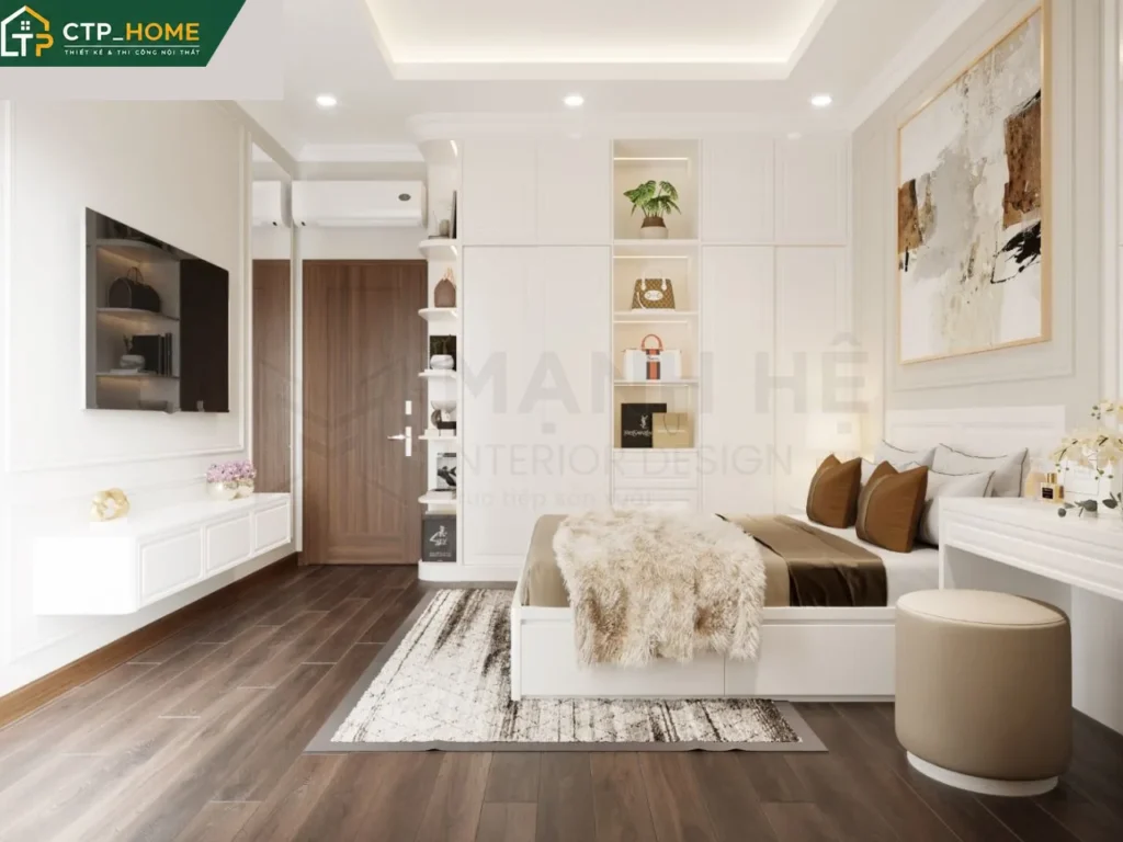 Thiết kế nội thất nhà phố Anh Khánh Gò Vấp 3 phòng ngủ hiện đại - Ảnh 8
