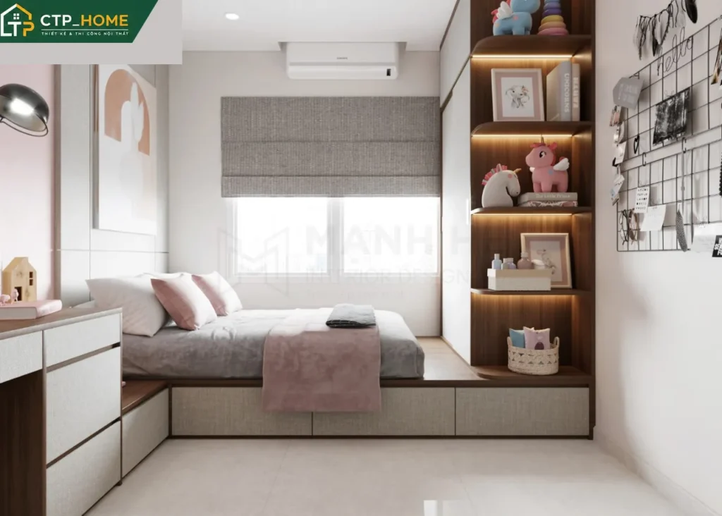 Thiết kế nội thất nhà phố anh Kiên Đồng Nai 150m2 hiện đại – CTP_HOME - Ảnh 4