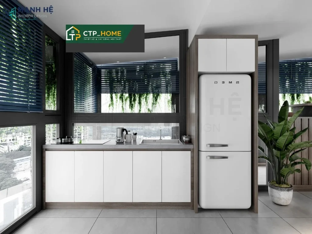 Thiết kế nội thất nhà phố Quận 1 50m2 tầng áp mái hiện đại – Anh Lộc - Ảnh 5