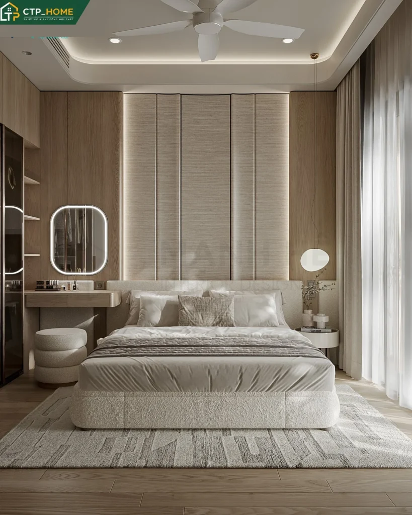 Thiết kế nội thất nhà phố Tân Phú 400m2 – 3 tầng hiện đại sang trọng - Ảnh 3