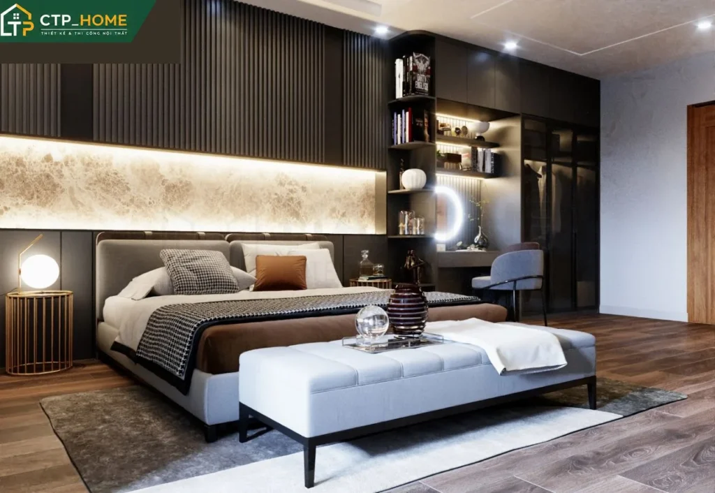 Thiết kế nội thất nhà phố Bình Dương 150m2 – Anh Tiến - Ảnh 5
