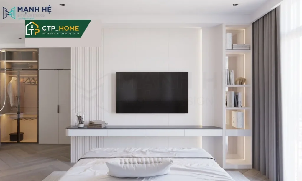 Thiết kế nội thất nhà phố Tiền Giang 150m2 – 4 phòng ngủ hiện đại - Ảnh 4