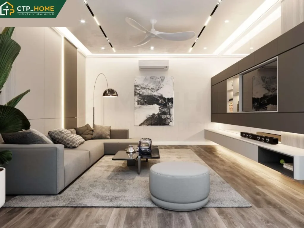 Thiết kế nội thất nhà phố Bình Dương 3 tầng hiện đại – Anh Trung - Ảnh 1