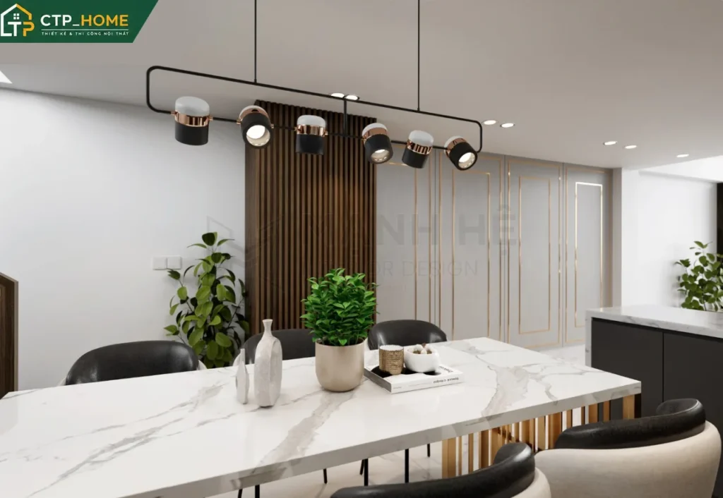 Thiết kế nội thất nhà phố Bình Tân 150m2 3 tầng hiện đại – CTP_HOME - Ảnh 7