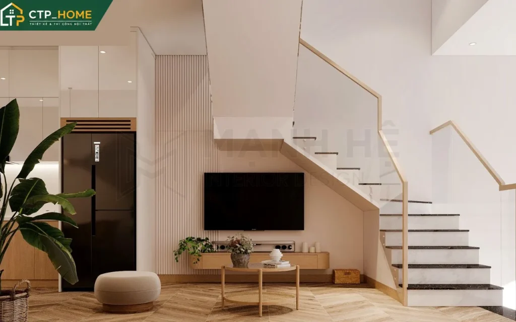Thiết kế nội thất nhà phố Bình Tân 150m2 hiện đại – Chị Quỳnh - Ảnh 1