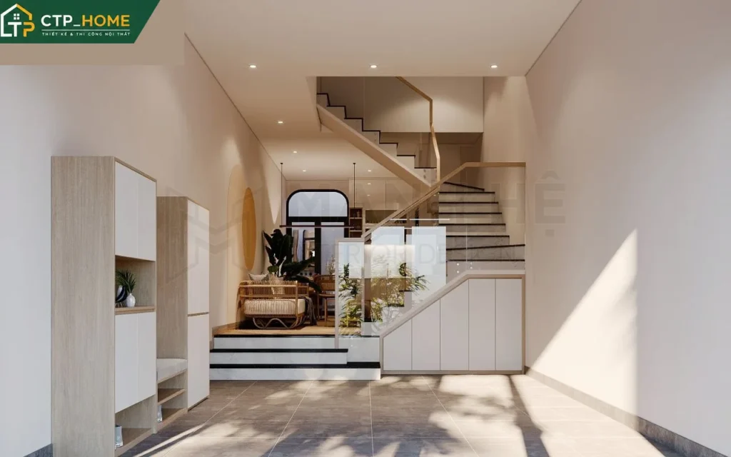Thiết kế nội thất nhà phố Bình Tân 150m2 hiện đại – Chị Quỳnh - Ảnh 2