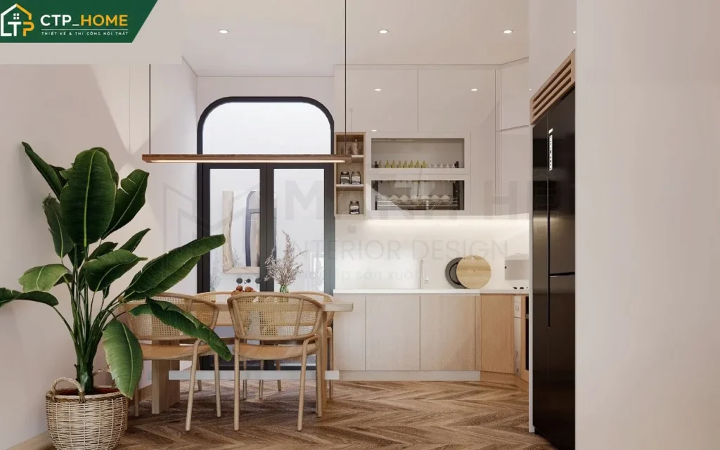 Thiết kế nội thất nhà phố Bình Tân 150m2 hiện đại – Chị Quỳnh - Ảnh 3