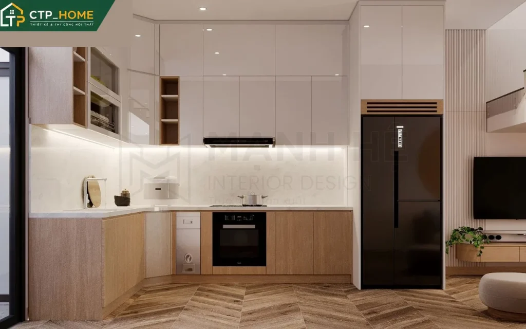Thiết kế nội thất nhà phố Bình Tân 150m2 hiện đại – Chị Quỳnh - Ảnh 5