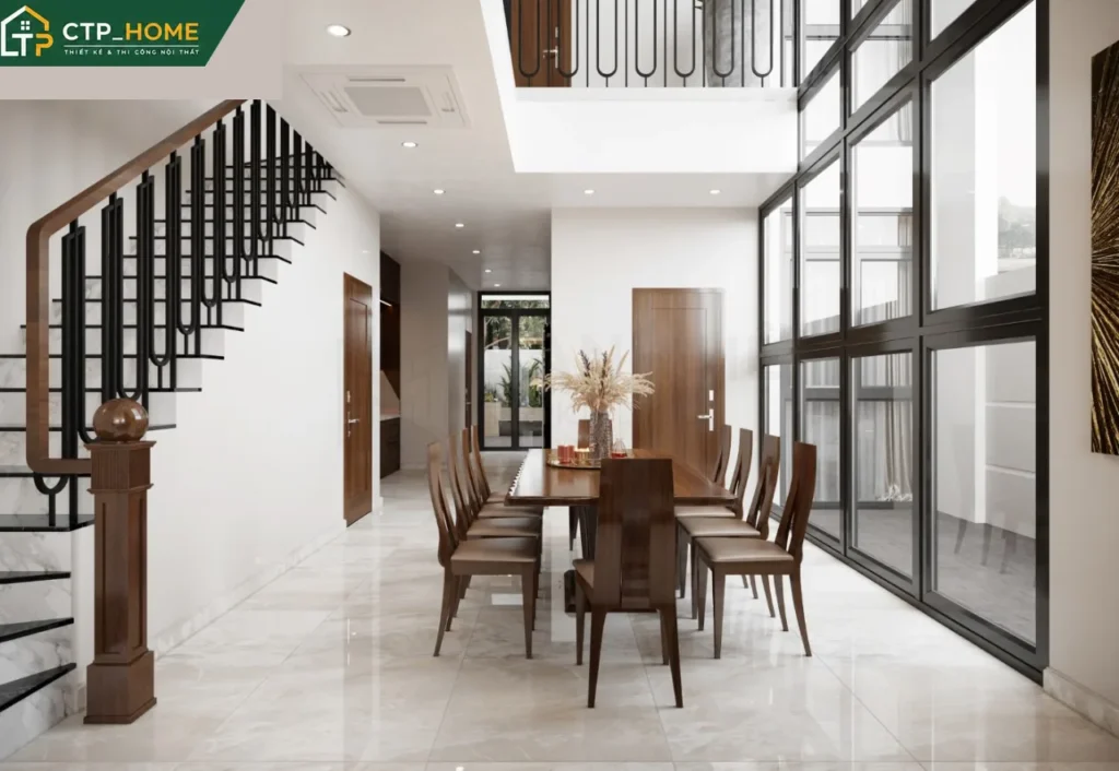 Thiết kế nội thất nhà phố Cần Thơ 150m2 – 5 phòng ngủ hiện đại - Ảnh 7