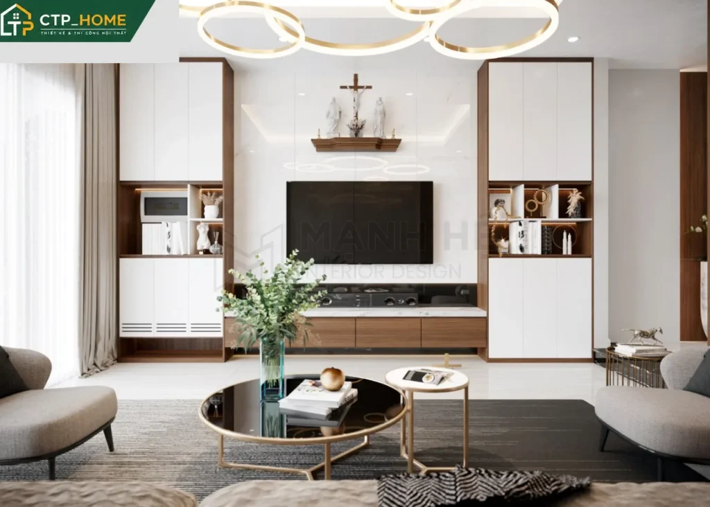 Thiết kế nội thất nhà phố Quận 12 150m2 – Chị Chuyên – 3PN tiện nghi - Ảnh 3