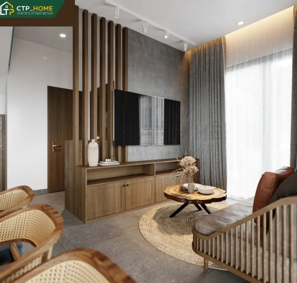 Thiết kế nội thất nhà phố cô Như 150m2 tại Long An – CTP_HOME - Ảnh 1