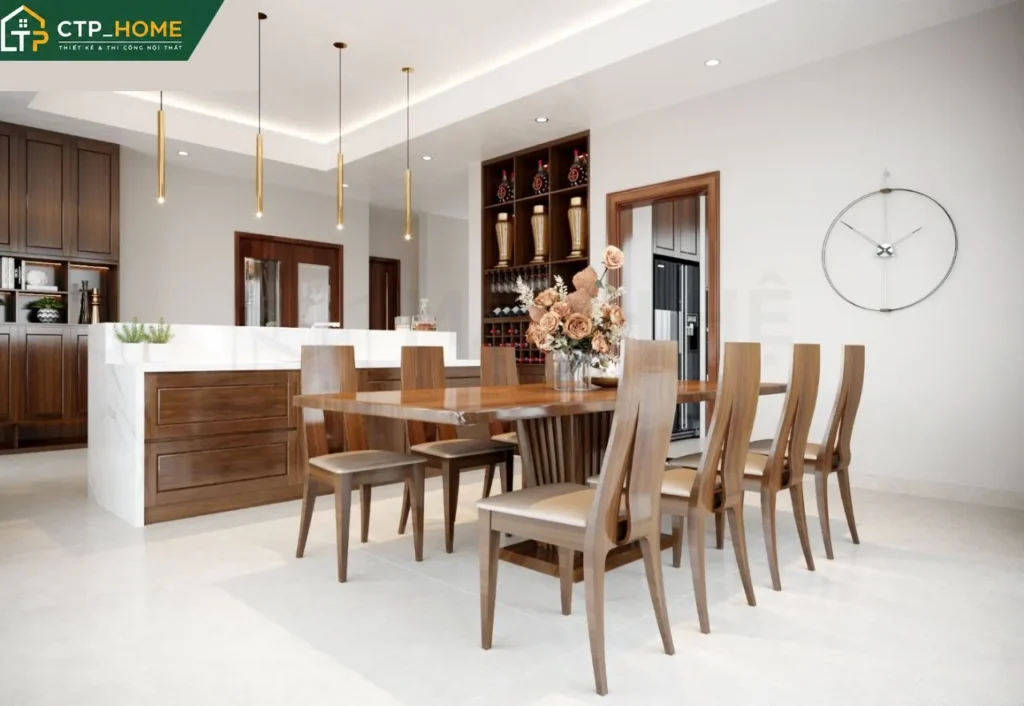 Thiết kế nội thất nhà phố anh Dũng Đồng Nai 255m2 hiện đại sang trọng - Ảnh 9