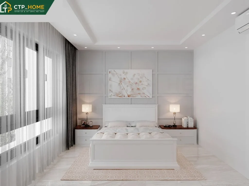 Thiết kế nội thất nhà phố chị Hạnh Hà Nội 150m2 – 3 tầng hiện đại - Ảnh 2