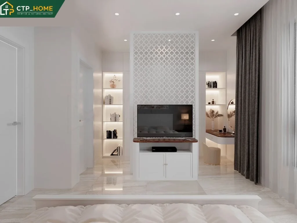 Thiết kế nội thất nhà phố chị Hạnh Hà Nội 150m2 – 3 tầng hiện đại - Ảnh 3