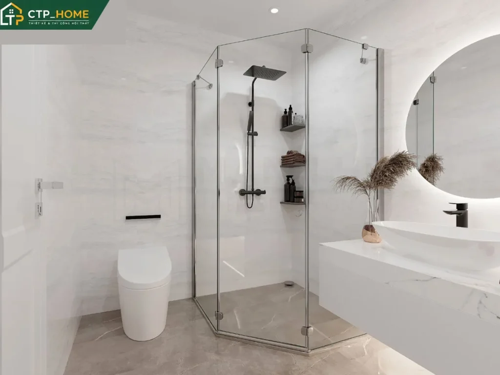Thiết kế nội thất nhà phố chị Hạnh Hà Nội 150m2 – 3 tầng hiện đại - Ảnh 6