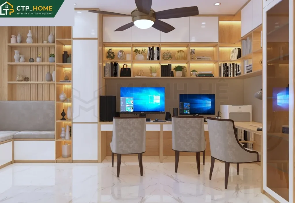 Thiết kế nội thất nhà phố kết hợp showroom Đồng Nai 4 tầng hiện đại - Ảnh 2