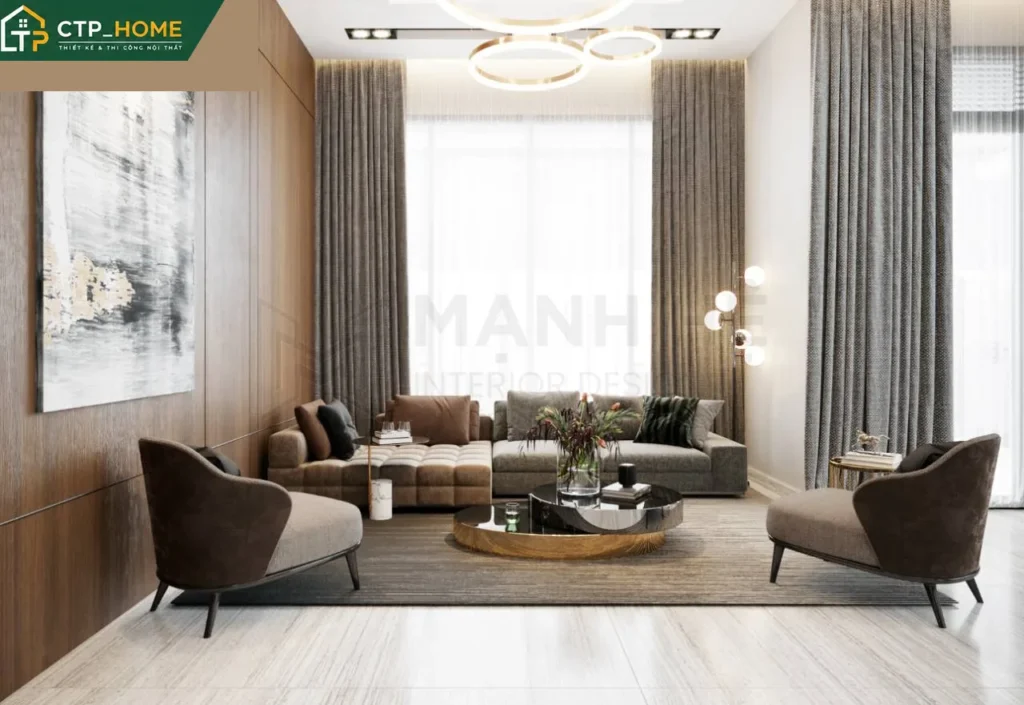 Thiết kế nội thất biệt thự Kiên Giang 3 tầng hiện đại – CTP_HOME - Ảnh 1