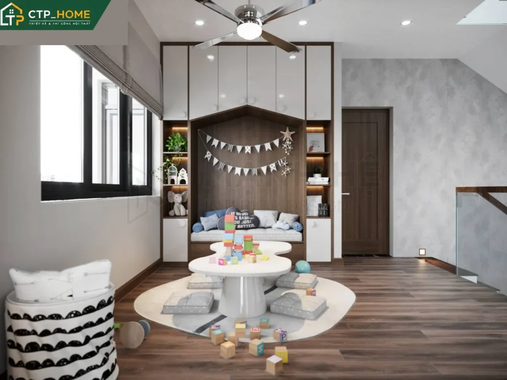 Thiết kế nội thất biệt thự Kiên Giang 3 tầng hiện đại – CTP_HOME - Ảnh 4