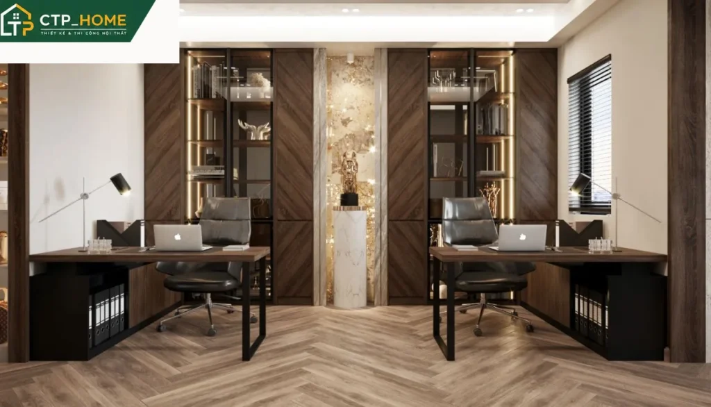 Thiết kế nội thất biệt thự liền kề Nine South Nhà Bè 250m2 – Anh Bình - Ảnh 5
