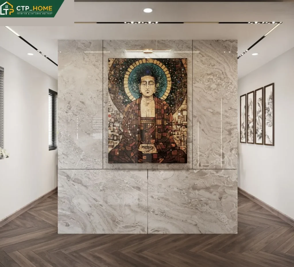 Thiết kế nội thất biệt thự liền kề Nine South Nhà Bè 250m2 – Anh Bình - Ảnh 8