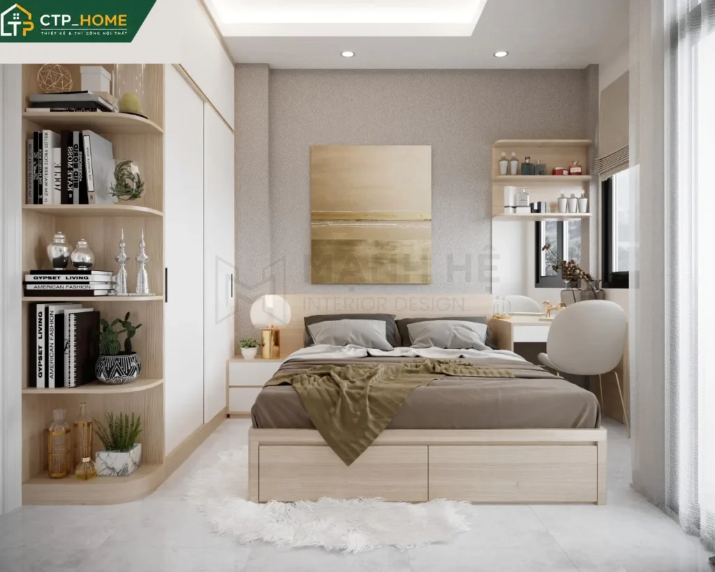 Thiết kế nội thất nhà phố Long An 150m2 3 tầng hiện đại – CTP_HOME - Ảnh 9